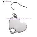 Fashion Stainless Steel Jewelry Heart Shape Earring